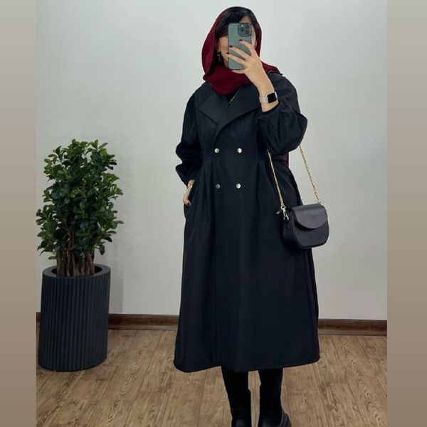 مانتو زنانه بلند طرح سمن