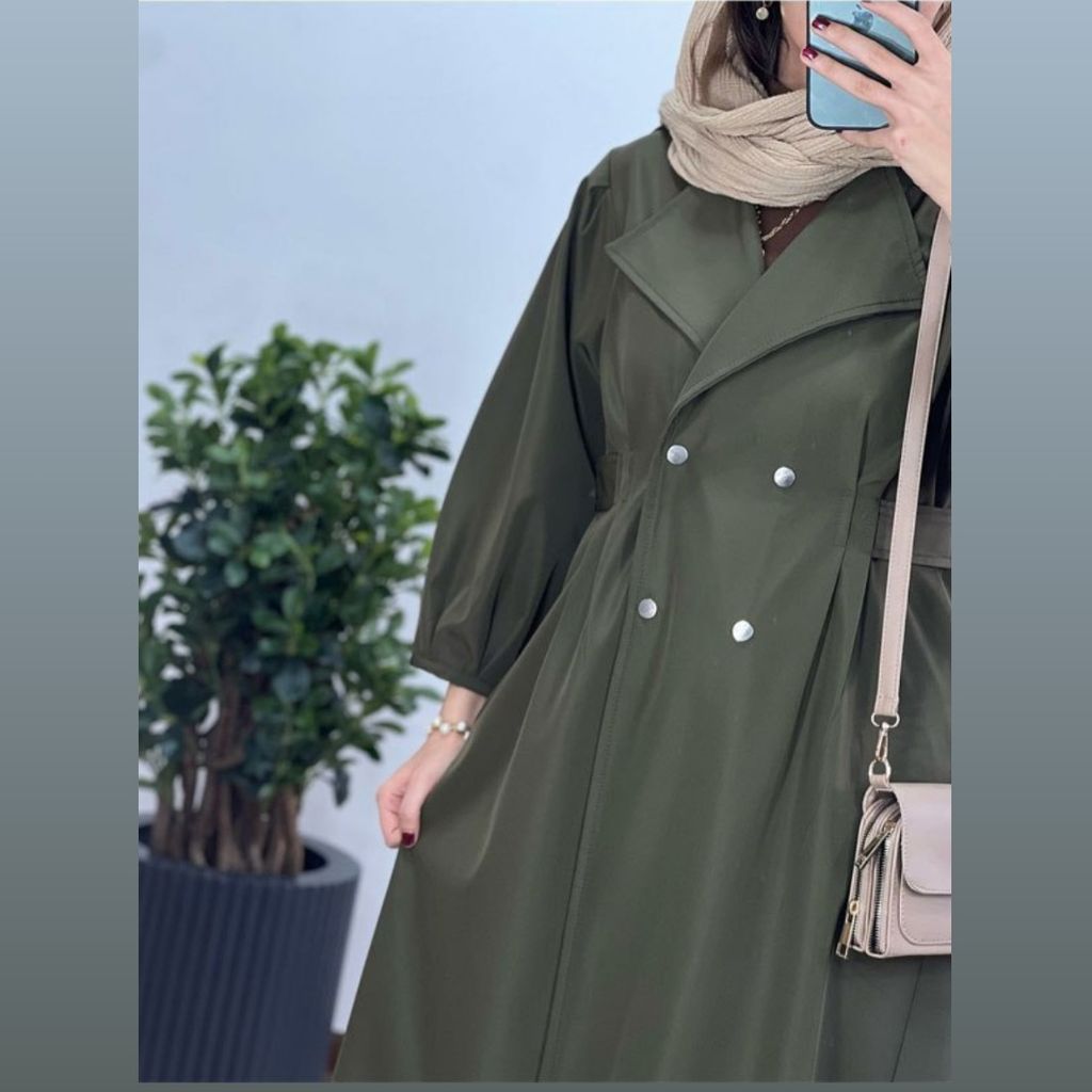 خرید اینترنتی مانتو زنانه بلند طرح سمن