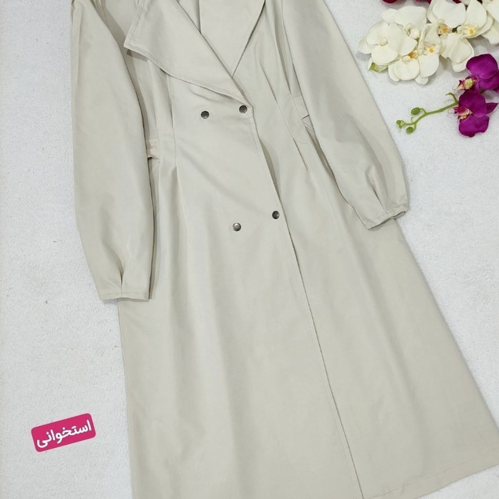 خرید اینترنتی مانتو زنانه بلند طرح سمن
