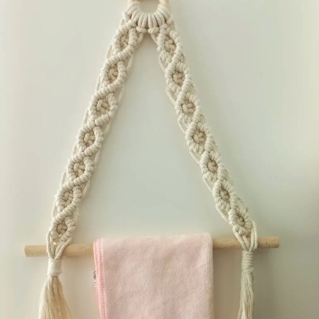 مشخصات هولدر حوله مکرومه بافی