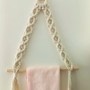 هولدر حوله مکرومه بافی