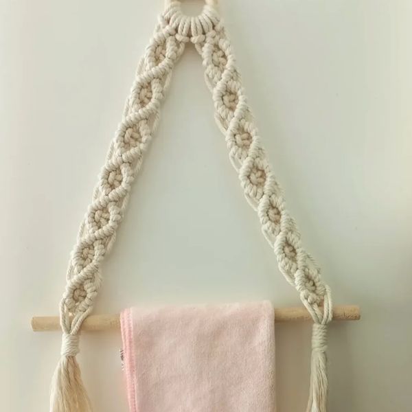 هولدر حوله مکرومه بافی