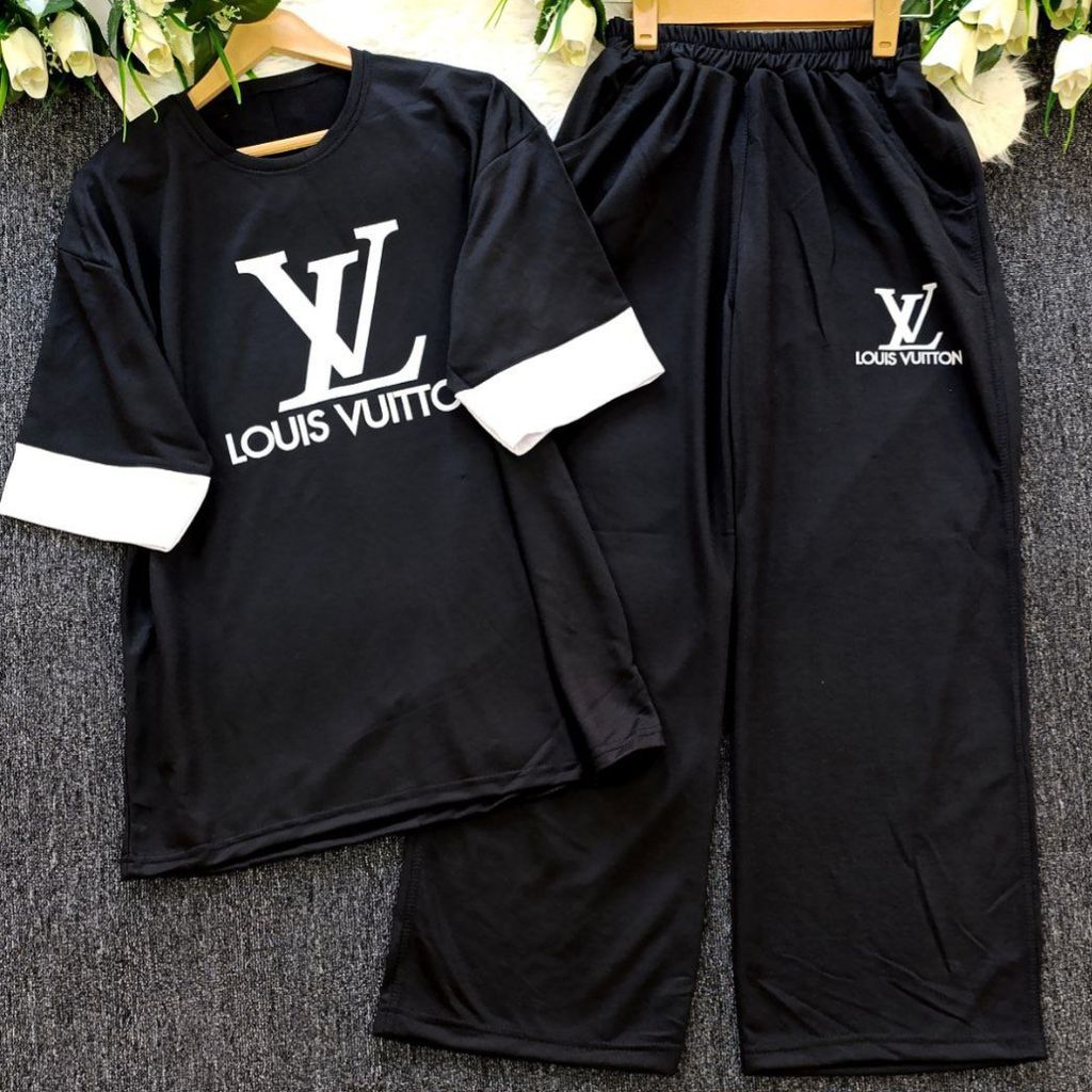 قیمت ست زنانه تیشرت شلوار طرح لویی ویتون