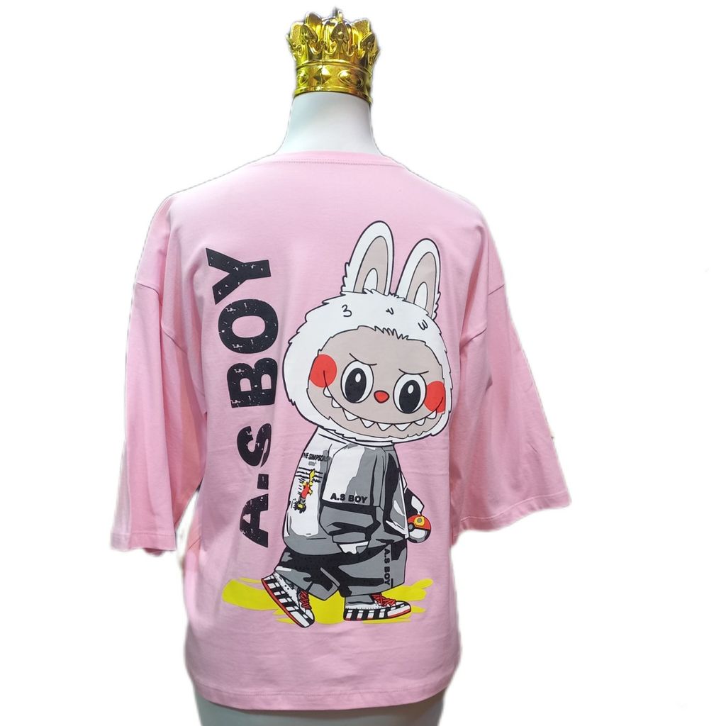 فروش اینترنتی تیشرت باکسی لبوبو