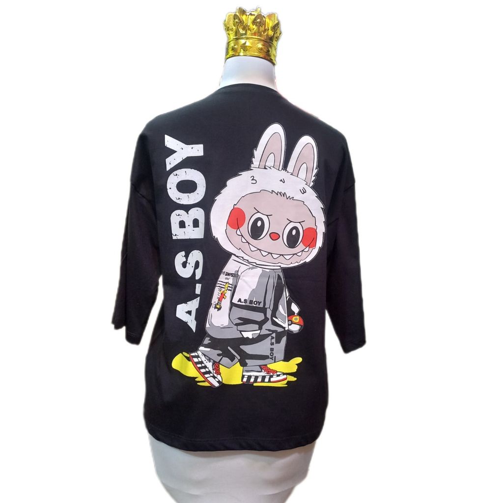 مشخصات تیشرت باکسی لبوبو