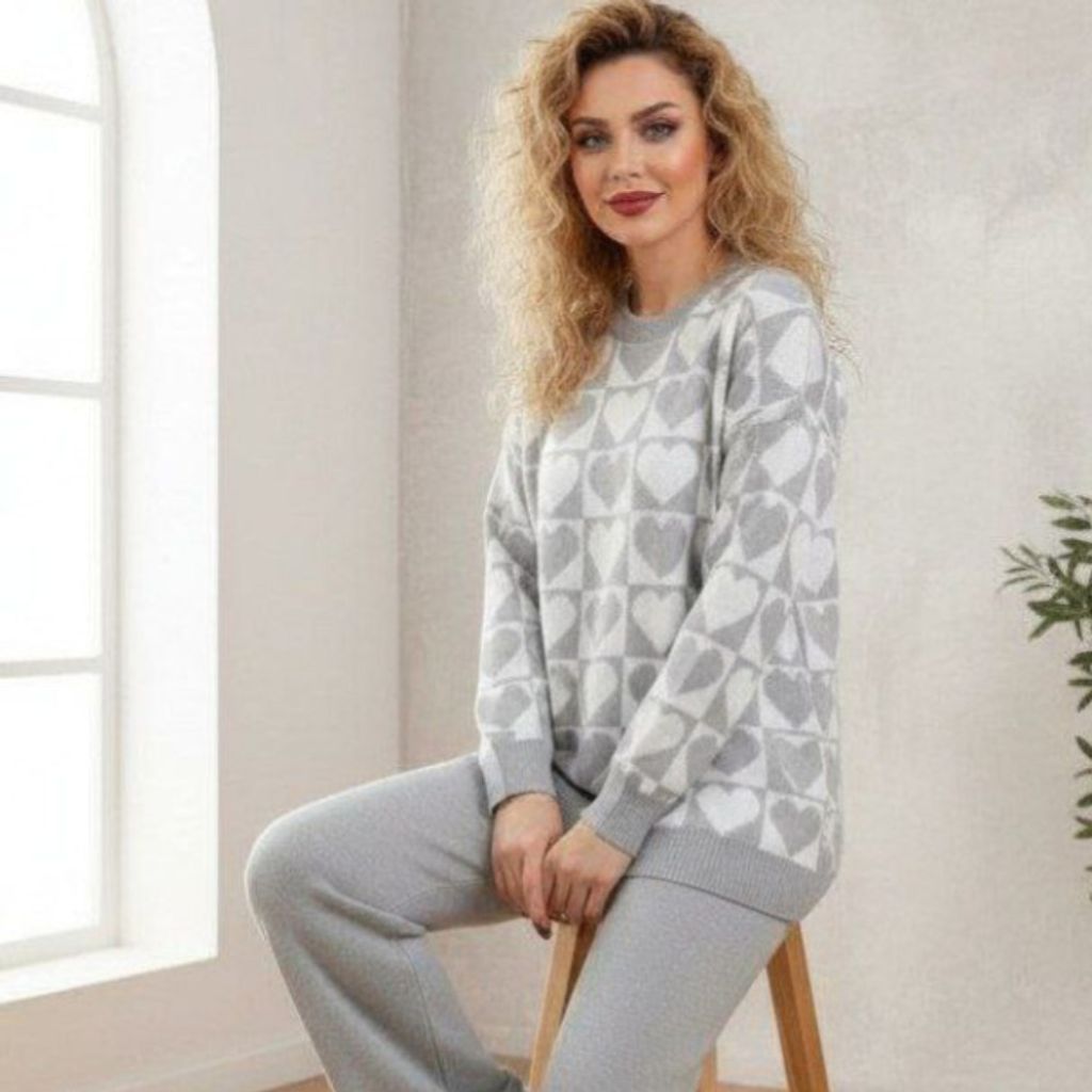 خرید انلاین ست بافت زنانه طرح سولماز