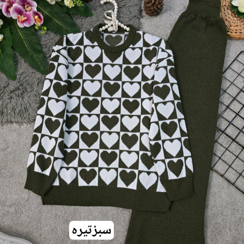 خرید انلاین ست بافت زنانه طرح سولماز