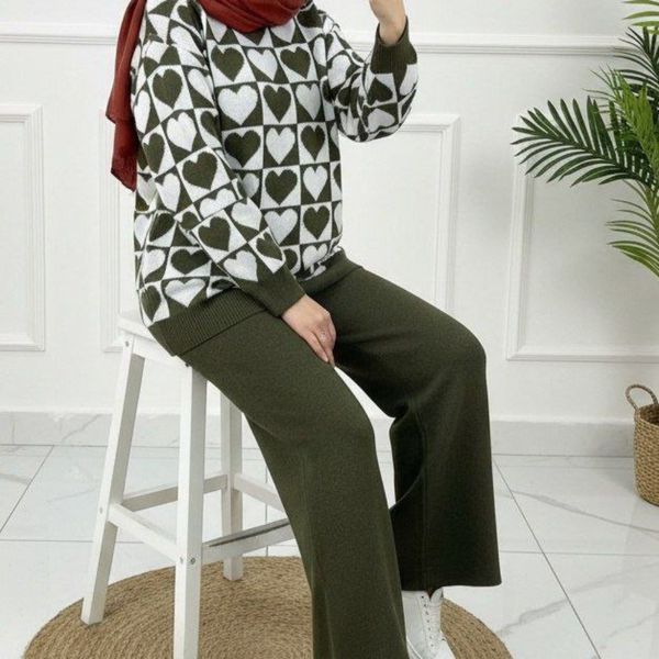 ست بافت زنانه طرح سولماز