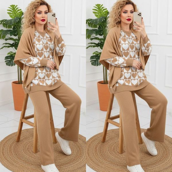 ست بافت زنانه طرح سولماز