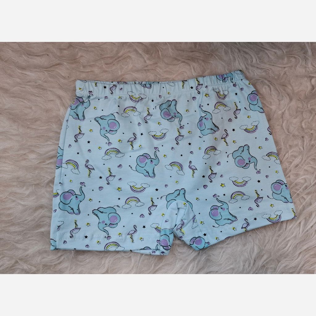 خرید انلاین شورت پادار دخترانه نخی 