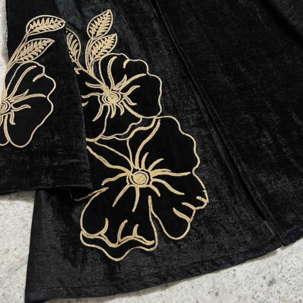 خرید انلاین مانتو زنانه طرح گلرخ مخمل