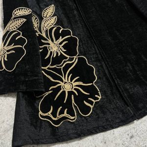 خرید انلاین مانتو زنانه طرح گلرخ مخمل