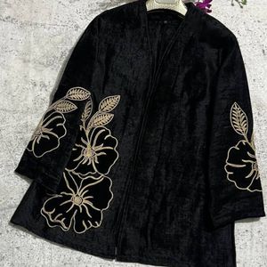 قیمت ارزان مانتو زنانه طرح گلرخ مخمل