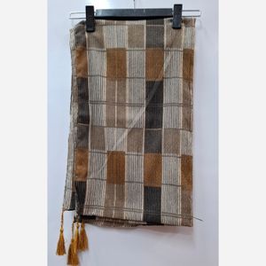 قیمت ارزان شال نخی طرحدار 