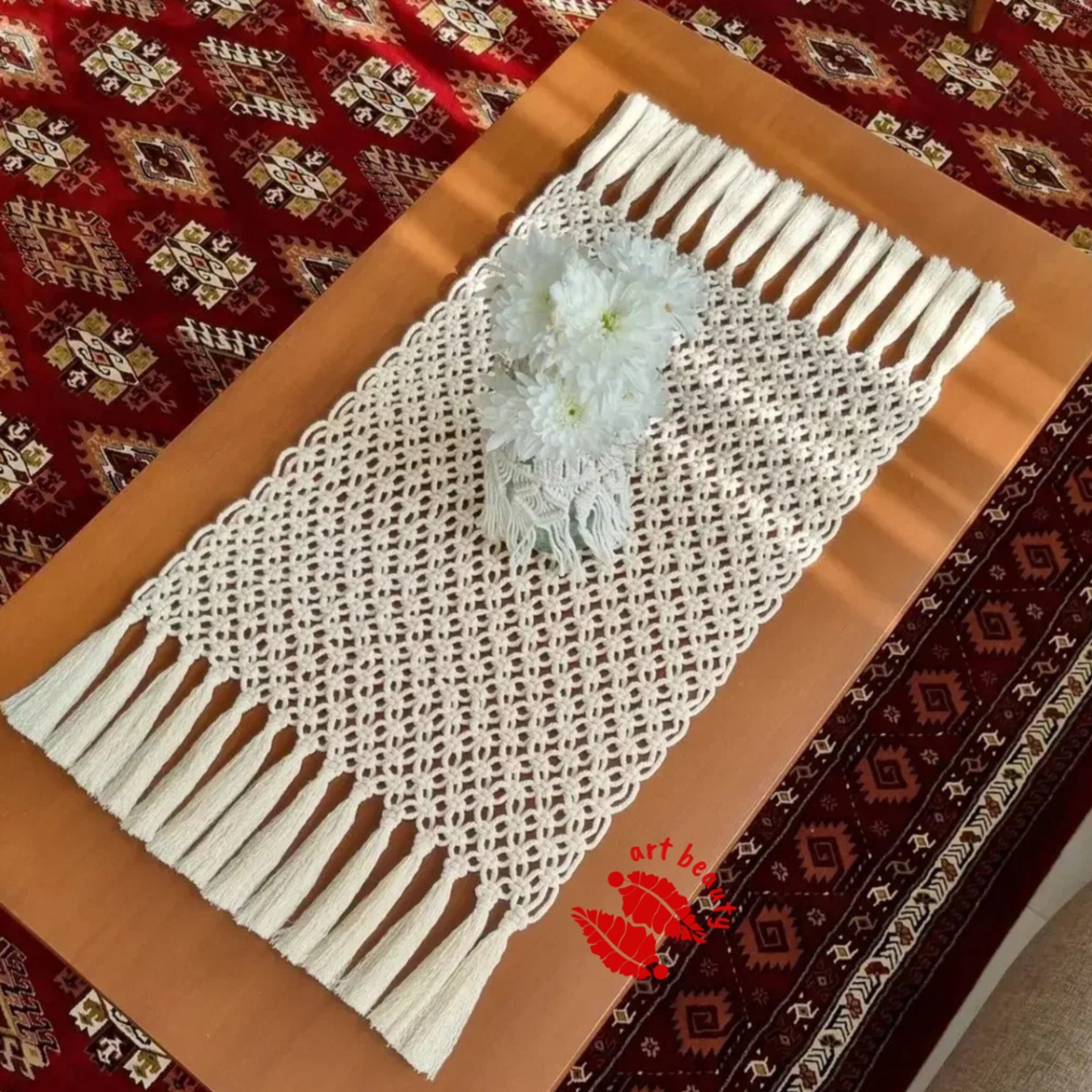 مشخصات رانر مکرومه بافی نوستالژی طرح یسنا