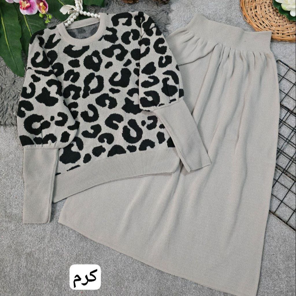 قیمت ارزان بلوز دامن بافت طرح تامی