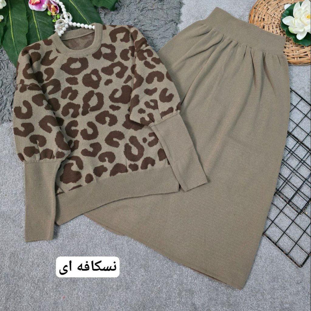 قیمت ارزان بلوز دامن بافت طرح تامی