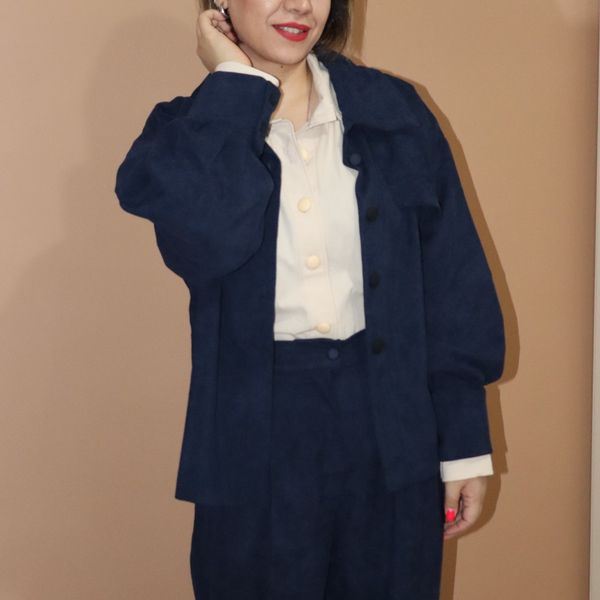 بامبر جکت کبریتی سرمه ای