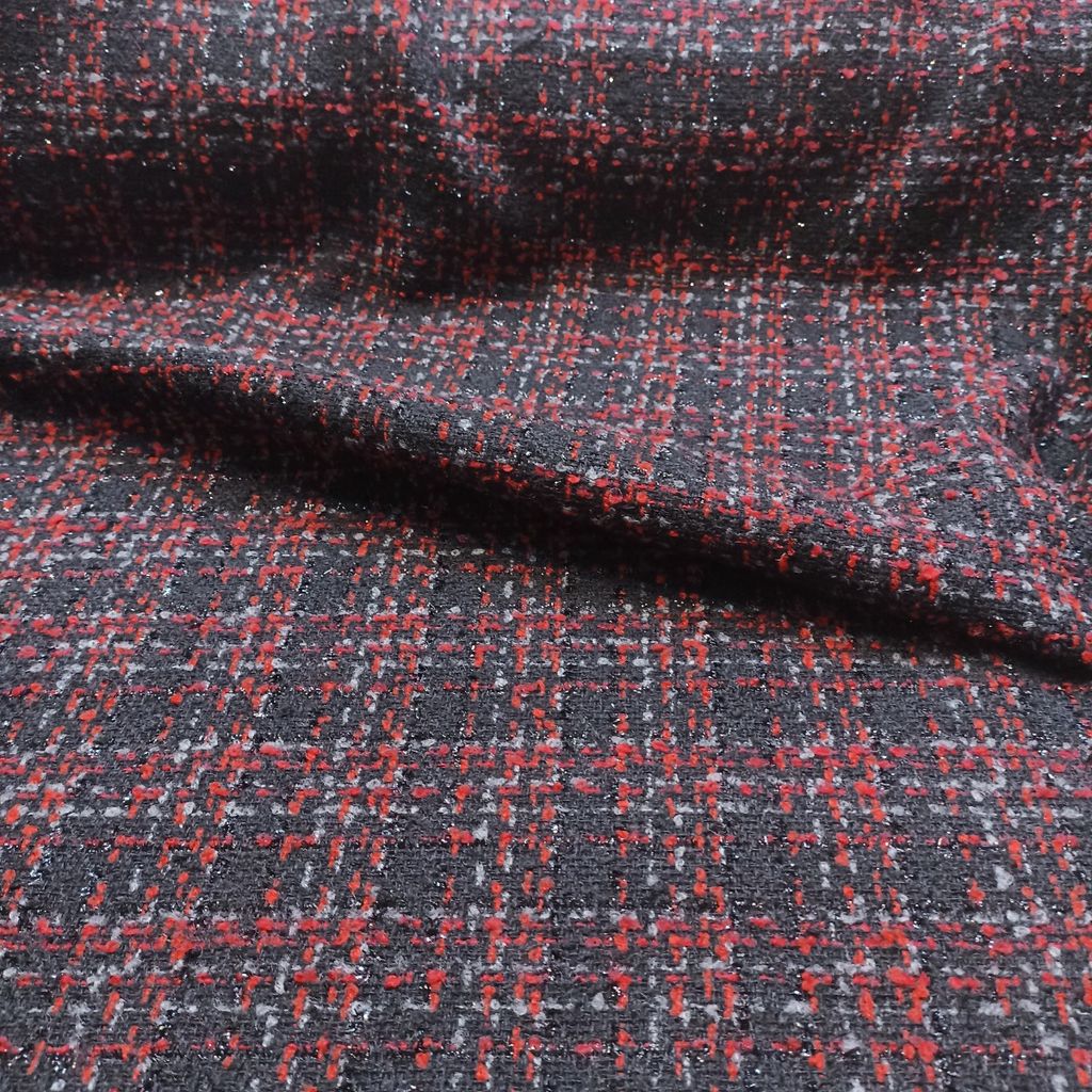 قیمت ارزان پارچه شانل طرحدار