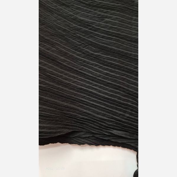 شال پلیسه مشکی 