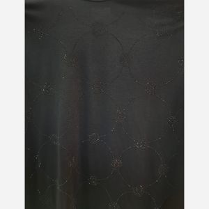 خرید آنلاین تیشرت ویسکوز نگین دار مشکی