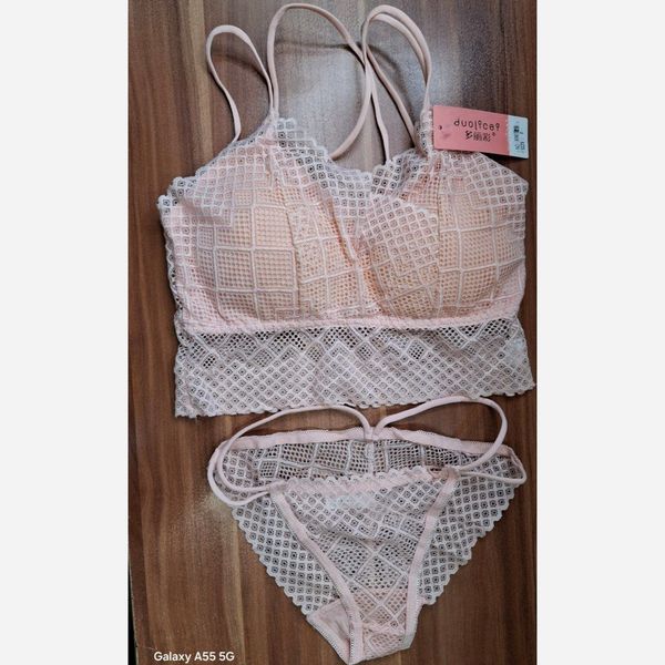 ست نیم تنه شورت دانتل