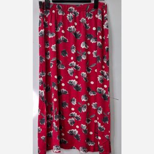 قیمت ارزان دامن ویسکوز میدی  زنانه 