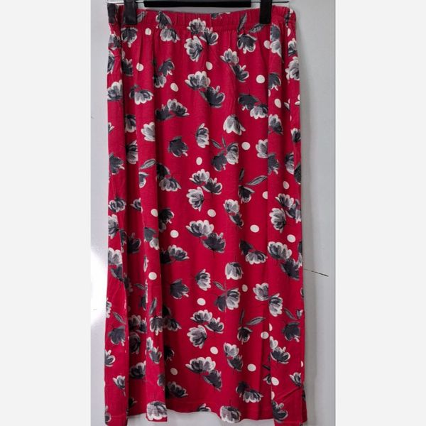 دامن ویسکوز میدی  زنانه 