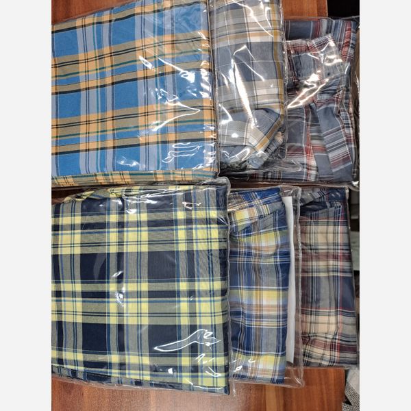 شلوارک مردانه چهارخانه