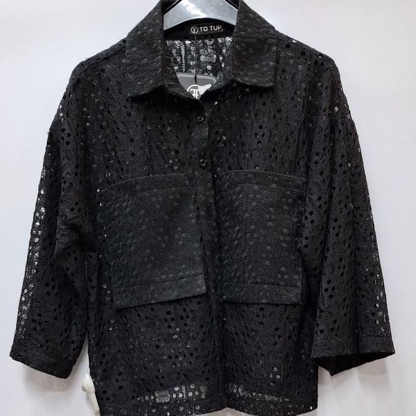 شومیز زنانه طرح گیپور