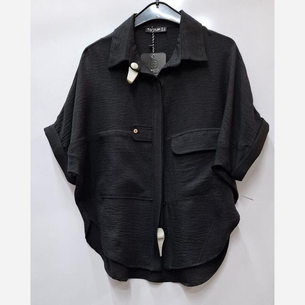 شومیز زنانه اسپرت مشکی 