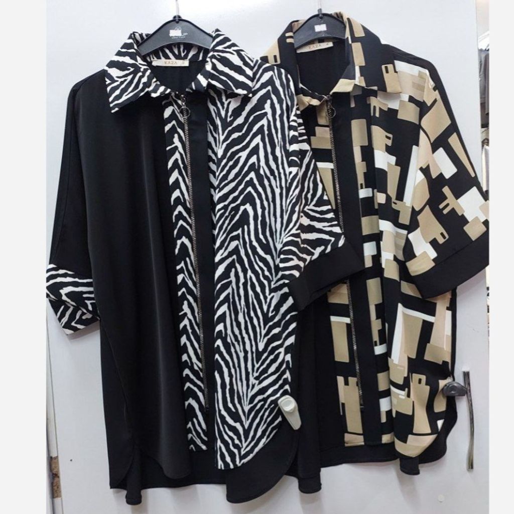 خرید انلاین شومیز زنانه جلو زیپ دار 