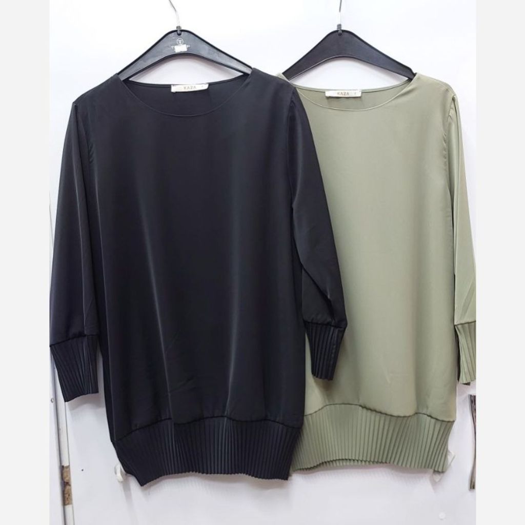 خرید اینترنتی شومیز سایز بزرگ جلو بسته زنانه 