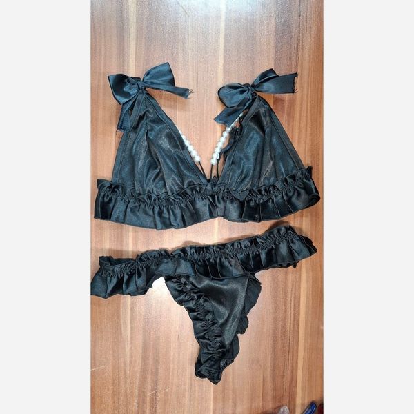 ست ساتن  مرواریدی