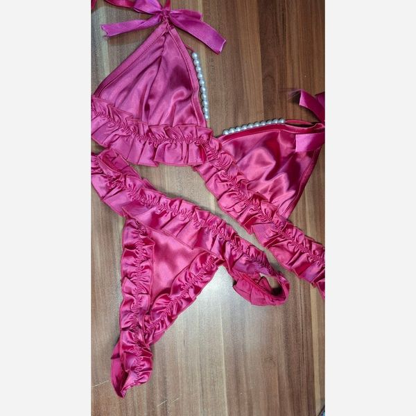 ست ساتن  مرواریدی