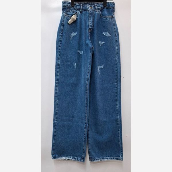 شلوار جین بگ  آبی  