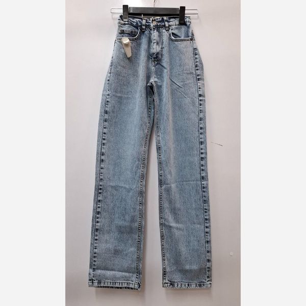 شلوار نیم بگ زنانه ابی کمر کش 