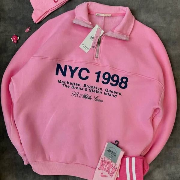 دورس یقه دار نیم زیپ