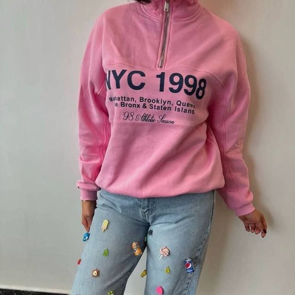 دورس یقه دار نیم زیپ