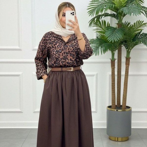 شومیز دامن لینن شومیز بوگاتی