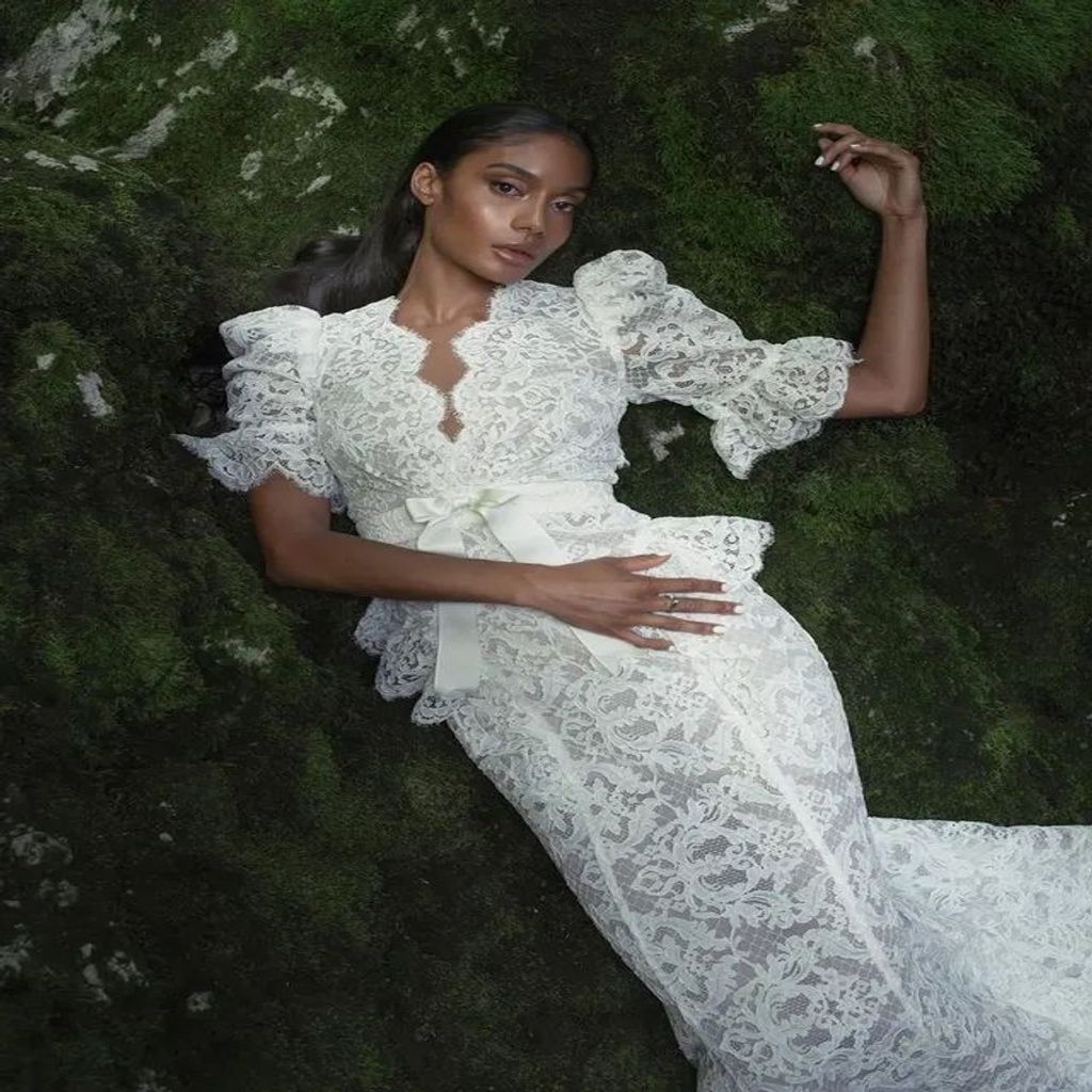 خرید اینترنتی قیمت تور دانتل فرانسوی سفید