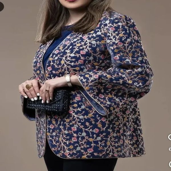 پارچه مخمل سوزندوزی هندی 1153