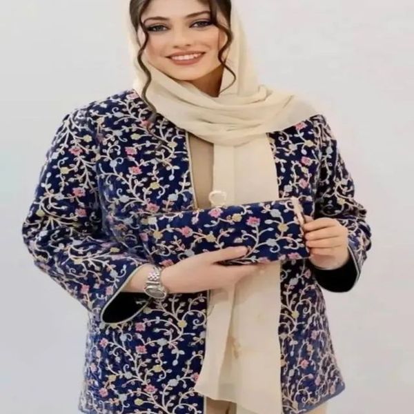 پارچه مخمل سوزندوزی هندی 1153