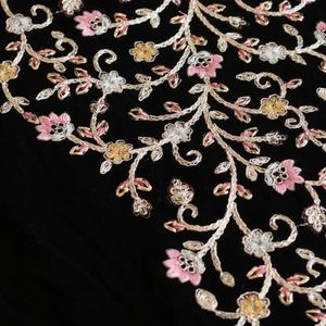 خرید اینترنتی پارچه مخمل سوزن دوزی هندی