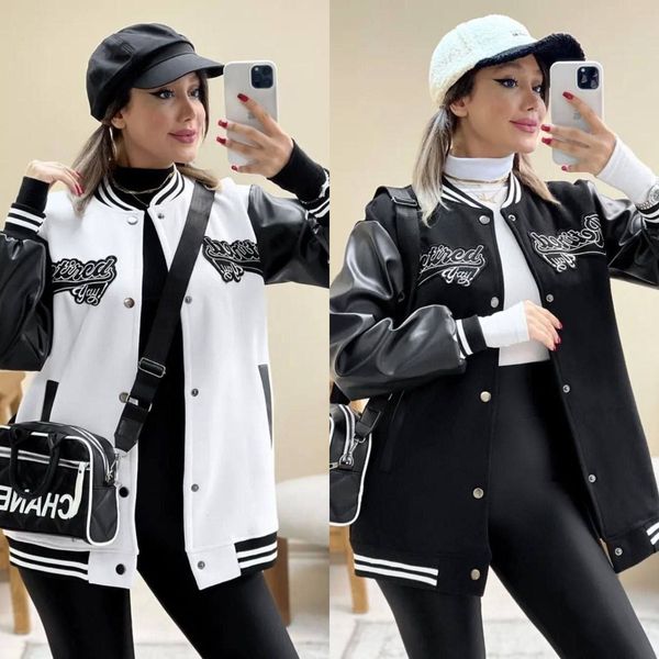 سویشرت زنانه طرح بیسبالی