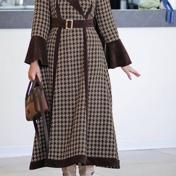 پیراهن بلند زنانه طرح سپیده