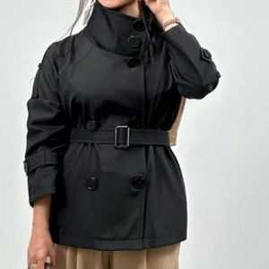 قیمت ترنج کت زنانه طرح یقه ایستاده مانلی