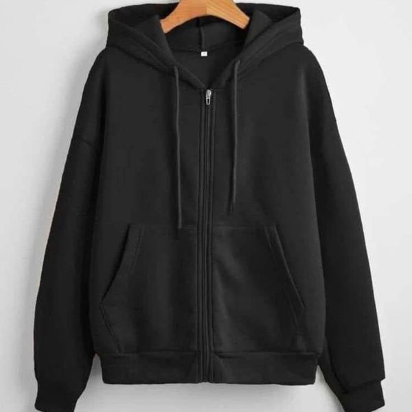 سویشرت زنانه طرح جلو زیپ تو کرکی درجه یک