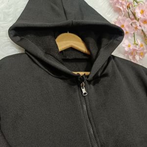 خرید اینترنتی سویشرت زنانه طرح جلو زیپ تو کرکی درجه یک