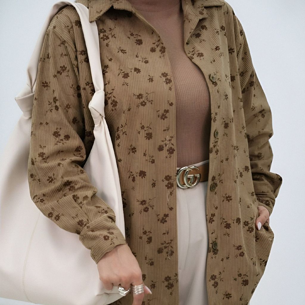 قیمت ارزان شومیز کبریتی زنانه طرح گل